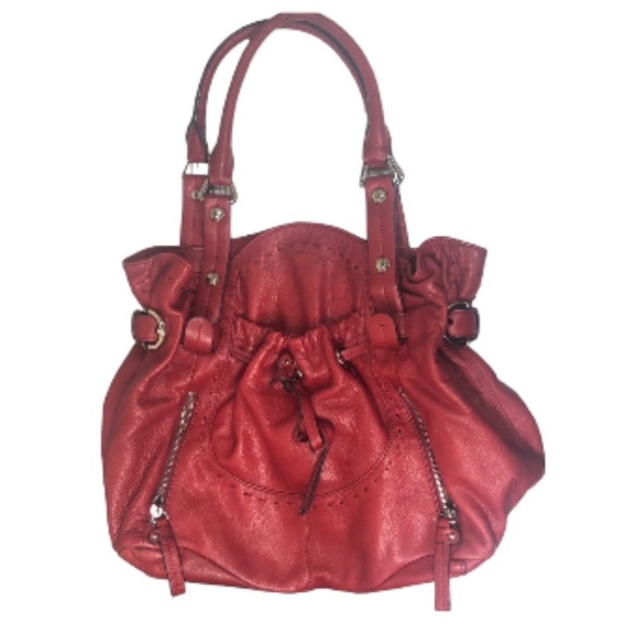 b. makowsky Handbags - B Makousky red soft leather bag